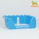 Tuel for dogs with high sides and a removable mesh 43x43x15 cm, blue