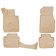 3D mats in the BMW 3 F30 salon, 2012-2016 4 pcs. (polyurethane, beige)