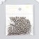 Round beads 6/0 "Dark Silver" 20 g