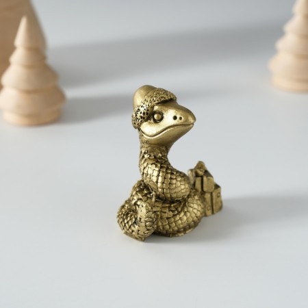 Souvenir Polystone "Golden Snake" mix 3x3x5 cm-3