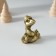 Souvenir Polystone "Golden Snake" mix 3x3x5 cm