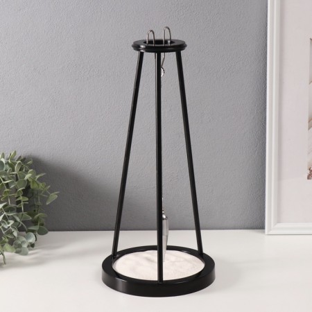 Sandless pendulum "Crystal. Conus" 17.5x17.5x39 cm-3