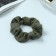 Hair gum "Orbit" classic strip texture, 9 cm, green