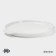 Porcelain dish for baking round Magistro "Blanche", d = 27 cm, white color