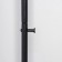 Valencia 32m clothing stand, 91.5 × 30 × 162 cm, black color