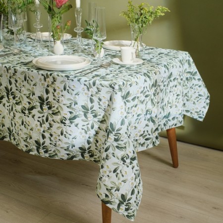 Benching tablecloth Apple Flowers 146x180 cm, 100% cotton, horn 164 g/m2-6