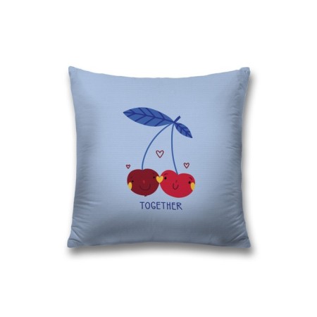 Decorative pillowcase "Visinki together", on a zipper, size 45x45 cm
