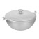 Kazan aluminum cast boyscout, with a lid and an arc, 6 l, Asian bowl, a flat bottom