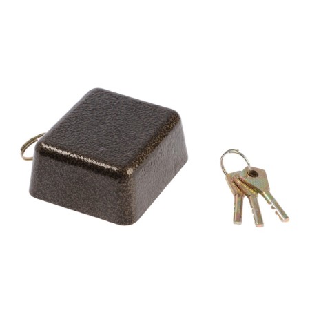 Castle with a hinged garage tundra, 80 mm, 3 keys.-1