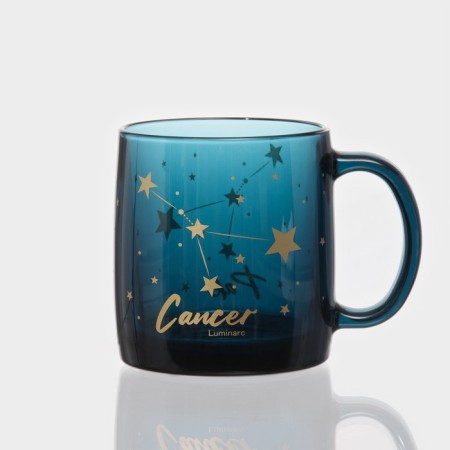 Glass Glass "Nordic Zodiac", 380 ml, color London Topaz, mix-10