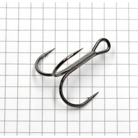 The hook Namazu Round Treble, size 10 int, BN color, tee, 50 pcs.
