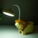 Levnok table lamp LED USB AKB yellow-chocolate 7.5x13x29 cm Risalux