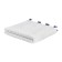 A towel with tkano essiential brushes, 610 gr, size 50x90 cm, white color