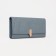 Women's wallet on magnet, blue color