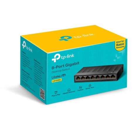 TP-LINK LS1008G switch, unguided, 8x10/100/1000base-T-4