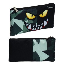 Penal soft, 1 department, 120 x 220 mm, flat, Erichkrause Monster Smile, 60200
