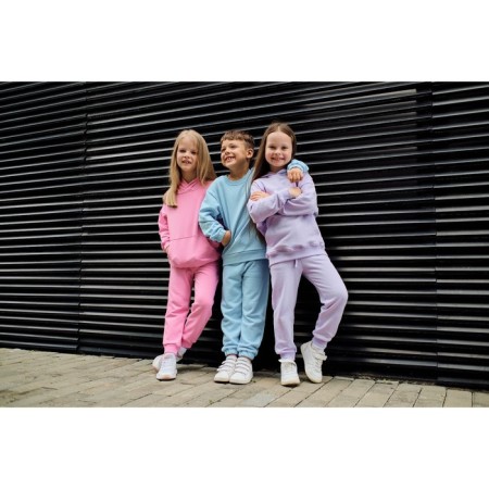 Костюм для девочки (худи, брюки) KAFTAN "Basic line", размер 32 (110-116), цвет лиловый-8