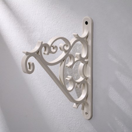Bracket for suspended pots, plastic, beige-6