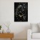 Carty clock wall interior "black panther in motion", silent, 50 x 70 cm