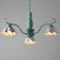 Luracia chandelier 3he27 40W green-white 69x69x37-72 cm Bayerlux