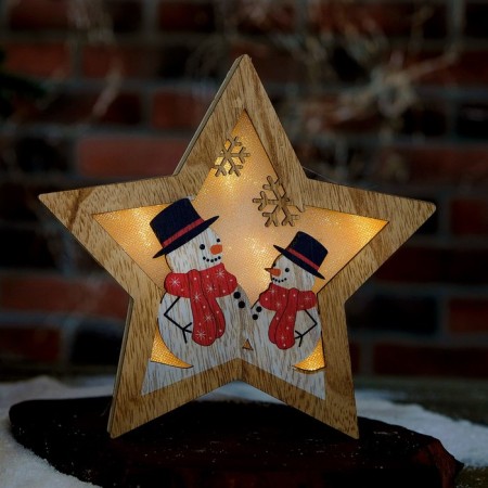 Snowman's lighting decor 2.3 × 19.7 × 19.7 cm