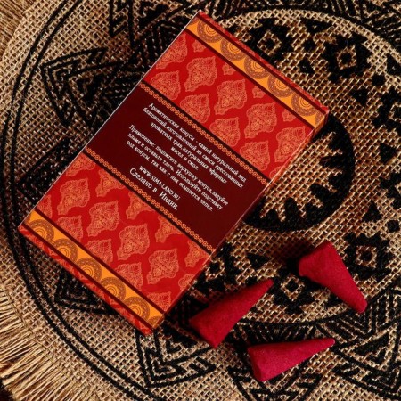 Incense "Natura" 20 cones with a stand vanilla-1