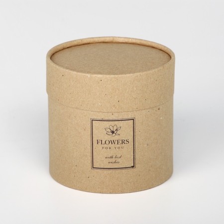 Craft Hat Gift, packaging, Flowers, 12 x 12 cm-2