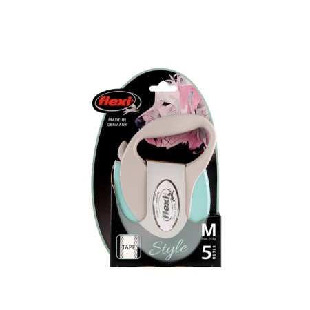Roulette Flexi Safari M (up to 25 kg) 5 m roster, mint-1