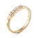Ring "path" is a single, pink gilding, 17 size