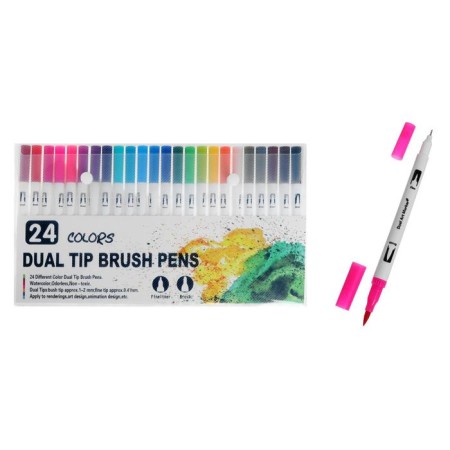 Set of professional markers, 24 pieces/24 colors, bilateral