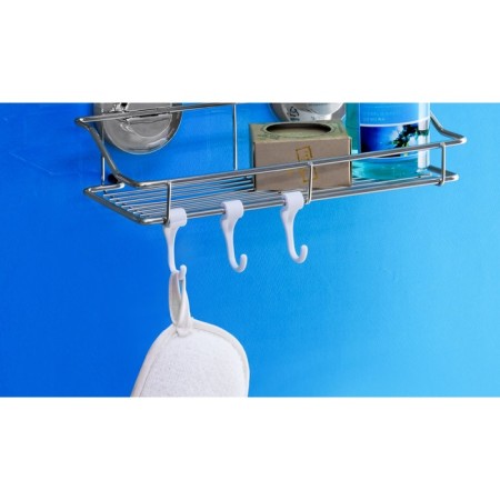 Hinged hook white, 4.8 cm-1