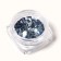Sequins for the decor of the nails "Disco", silver