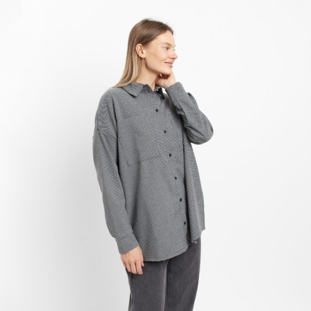 Female shirt, gray-black color, size 48-2