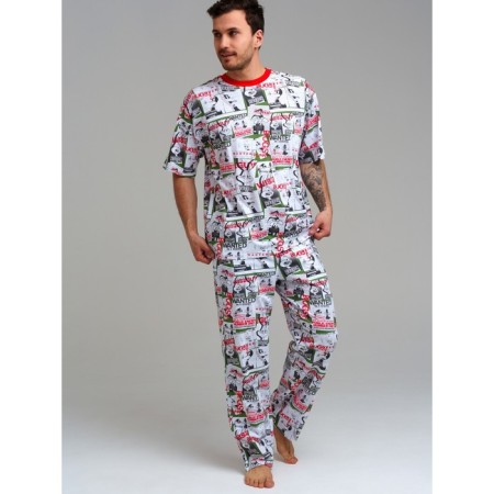 Pajama for men PlayTode: longshit and trousers, size S