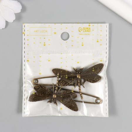 Pins Metal "Dragonfly" 6.5x3.1 cm-6