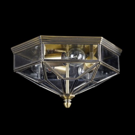 Ceiling light MayToni H356-CL-03-BZ, 3CHE27, 60W, 30.4x35.2x19.2 cm, bronze color