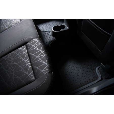 Rubber rugs with high side for Skoda Rapid, 2014--3