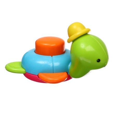 The rattle "Turtle", with a squeak, color mix, crush me-3
