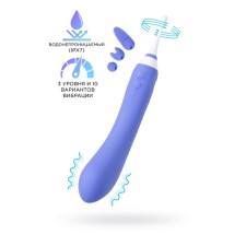 Вибратор LOVENSE Hyphy с клиторальным стимулятором, силикон, фиолетовый, 21,6 см