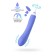 Lovence Hyphy vibrator with clitoral stimulant, silicone, purple, 21.6 cm