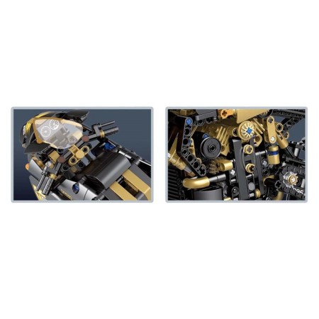 Designer techno "bike", 832 details-2