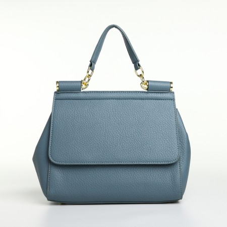 Women's bag on magnet Textura, small size, color gray-blue