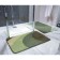 Tokio bathroom mat, green color 60x90 cm