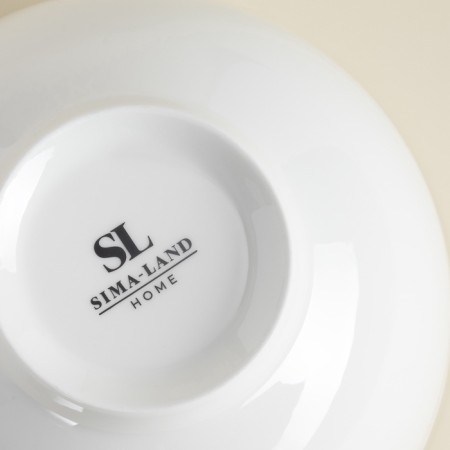 SALATE SL Home "Cascon", 1.4 l, d = 18 cm, set 2 pcs, bone porcelain, white-7