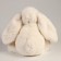 Soft toy with a blanket "Bunny", white color