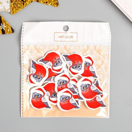 A set of buttons for creativity tree "Bullfigure in the cap" set of 15 pcs 3.3x2.8 cm-4