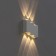 Facade lamp "Ray", FSD-011, 6 W, 3000K, 3 rays, IP65, 220 V, metal, white