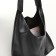 Women's bag on the magnet Textura, medium size, cosmetic bag, black color