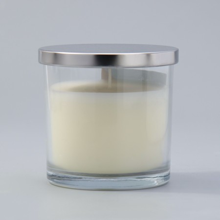 Aromatic giant in a glass "Tropical coconut", soy wax, 10x10 cm-4