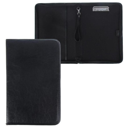 Business, artificial leather, 360 x 260 x 30 mm, with a metallic press, handle-tolela, "light" 6l311